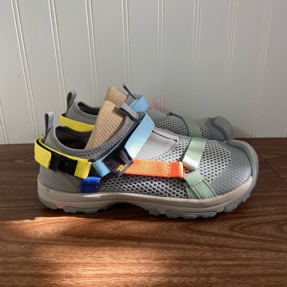 Teva Outflow Universal Slip On Closed Toe Water Shoes Multicolor Unisex Kids 4 - Picture 2 of 13